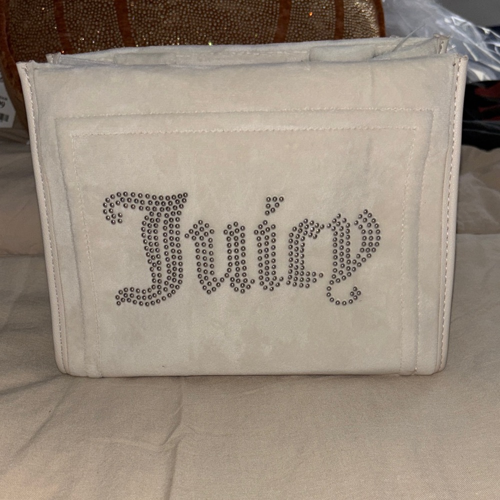Juicy Couture Mini tote with Rhinestone Logo
